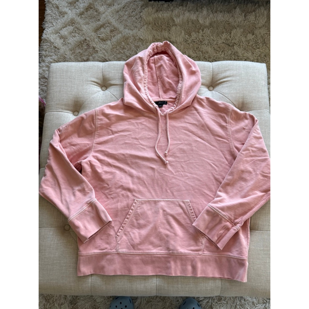 Women's J.Crew Pink Hoodie Sweatshirt XXL poo